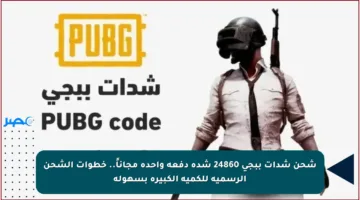 شحن شدات ببجي 24860 شدة دفعة واحدة مجاناً.. خطوات الشحن الرسمية للكمية الكبيرة بسهولة